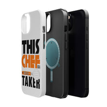 DistinctInk ToughCase for Apple iPhone, Compatible with MagSafe Charging - This Chef is a Whisk Taker