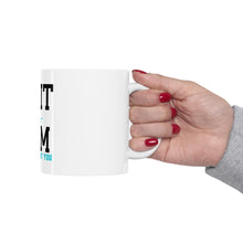 DistinctInk Glossy White Coffee / Tea Mug - I Hit the Gym So I Won't Hit You
