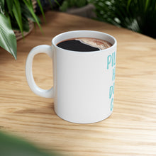 DistinctInk Glossy White Coffee / Tea Mug - Pilates Hair Don't Care