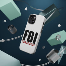 DistinctInk ToughCase for Apple iPhone, Compatible with MagSafe Charging - FBI Fanatic Boxing Individual