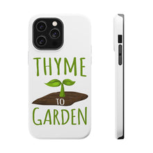 DistinctInk ToughCase for Apple iPhone, Compatible with MagSafe Charging - Thyme to Garden