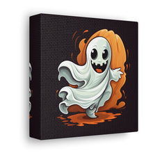 DistinctInk Canvas Wall Art with Silly Specter Sprites for Halloween