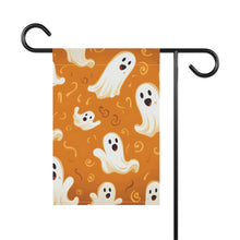 DistinctInk Garden & House Banner / Flag with Ghost Skeleton Pumpkin Pattern Design for Halloween