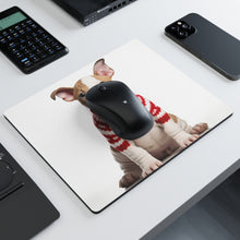 DistinctInk Mouse Pad - 1/4" Foam Rubber - Bull Terrier Puppy