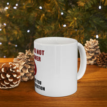 DistinctInk Glossy White Coffee / Tea Mug - Alcohol Not the Answer Forget the Question