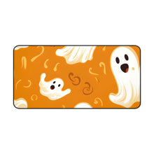 DistinctInk Desk Mat with Ghost Skeleton Pumpkin Pattern Design for Halloween