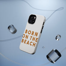 DistinctInk ToughCase for Apple iPhone, Compatible with MagSafe Charging - Born on the Beach