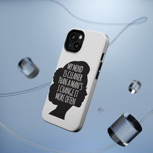 DistinctInk ToughCase for Apple iPhone, Compatible with MagSafe Charging - My Mind is Cleaner Than a Man's I Change It