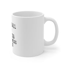 DistinctInk Glossy White Coffee / Tea Mug - Volleyball is My Business Business Is Good