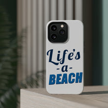 DistinctInk ToughCase for Apple iPhone, Compatible with MagSafe Charging - Life's a Beach