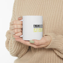 DistinctInk Glossy White Coffee / Tea Mug - Engineer's Motto If Isn't Broken Fix It