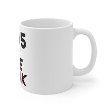 DistinctInk Glossy White Coffee / Tea Mug - 9 to 5 Is For the Weak