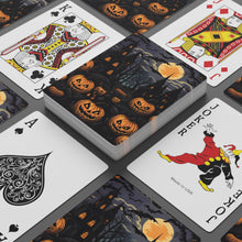 DistinctInk Playing Poker Cards with Spooky All Hallows' Eve Design for Halloween