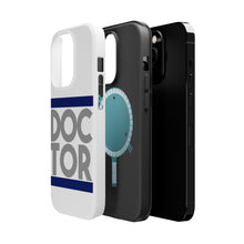 DistinctInk ToughCase for Apple iPhone, Compatible with MagSafe Charging - DOCTOR Word Art