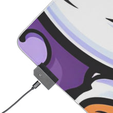 DistinctInk LED Gaming Mouse Pad with Ghost Skeleton Pumpkins Design for Halloween