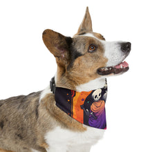 DistinctInk Adjustable Pet Banana Collar with The Paths We Choose Design for Halloween LGBTQ+ Pride
