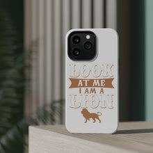 DistinctInk ToughCase for Apple iPhone, Compatible with MagSafe Charging - Look At Me I Am A Lion