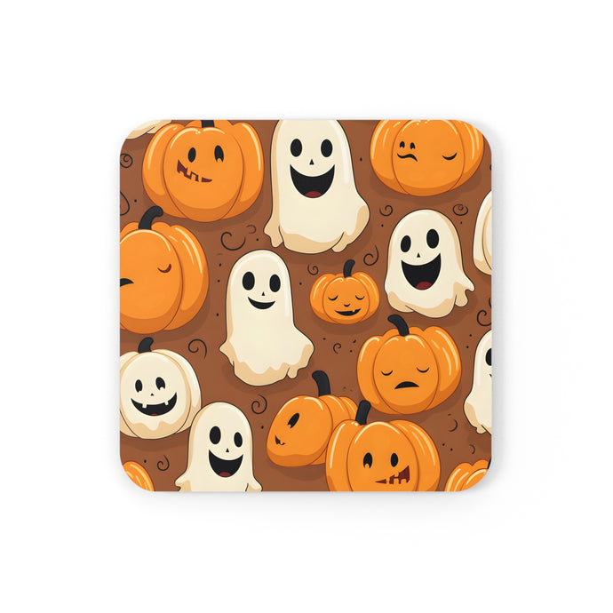 DistinctInk (Set of 4) Corkwood Coasters with 