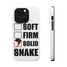 DistinctInk ToughCase for Apple iPhone, Compatible with MagSafe Charging - Soft Firm Solid Snake