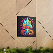 DistinctInk Canvas Wall Art with The Joy of Connecting for Halloween LGBTQ+ Pride