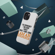 DistinctInk ToughCase for Apple iPhone, Compatible with MagSafe Charging - Entrepreneur Opportunity Risks Hustle