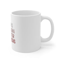 DistinctInk Glossy White Coffee / Tea Mug - Some Girls Are Just Born with Glitter in Their Veins