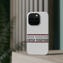 DistinctInk ToughCase for Apple iPhone, Compatible with MagSafe Charging - Wish Together Swish Together Basketball