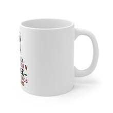 DistinctInk Glossy White Coffee / Tea Mug - Don't Pick Fight with Drummer
