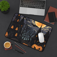 DistinctInk Desk Mat with Spooky All Hallows' Eve Design for Halloween