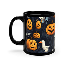DistinctInk Black Coffee Mug - The Halloween Spell for Halloween