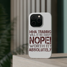 DistinctInk ToughCase for Apple iPhone, Compatible with MagSafe Charging - MMA Training Easy? Nope! Worth It!