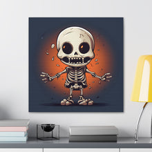 DistinctInk Canvas Wall Art with Skelly's Halloween Bash for Halloween