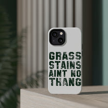 DistinctInk ToughCase for Apple iPhone, Compatible with MagSafe Charging - Grass Stains Ain't No Thang