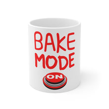 DistinctInk Glossy White Coffee / Tea Mug - Bake Mode On