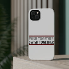 DistinctInk ToughCase for Apple iPhone, Compatible with MagSafe Charging - Wish Together Swish Together Basketball