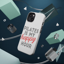 DistinctInk ToughCase for Apple iPhone, Compatible with MagSafe Charging - Pilates is My Happy Hour