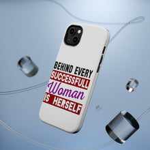 DistinctInk ToughCase for Apple iPhone, Compatible with MagSafe Charging - Behind Every Successful Woman is Herself