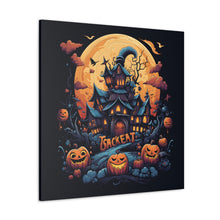 DistinctInk Canvas Wall Art with Spooky Sweet Treats for Halloween