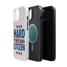 DistinctInk ToughCase for Apple iPhone, Compatible with MagSafe Charging - Hard Twerking Citizen