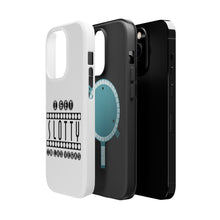 DistinctInk ToughCase for Apple iPhone, Compatible with MagSafe Charging - I Get SLOTTY in Las Vegas