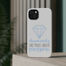 DistinctInk ToughCase for Apple iPhone, Compatible with MagSafe Charging - Diamonds Are Made Under Pressure