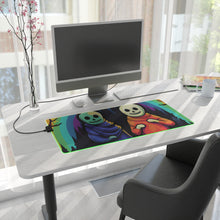 DistinctInk LED Gaming Mouse Pad with Living Life to the Fullest Design for Halloween  LGBTQ+ Pride