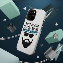 DistinctInk ToughCase for Apple iPhone, Compatible with MagSafe Charging - This Beard is Fueled by Moonshine