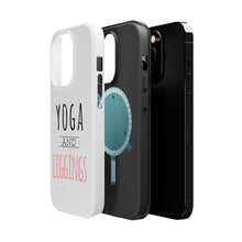 DistinctInk ToughCase for Apple iPhone, Compatible with MagSafe Charging - Yoga and Leggings