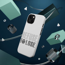 DistinctInk ToughCase for Apple iPhone, Compatible with MagSafe Charging - Refuse to Lose Baseball