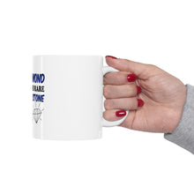 DistinctInk Glossy White Coffee / Tea Mug - I'm a Diamond Precious Rare Not Everywhere