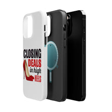 DistinctInk ToughCase for Apple iPhone, Compatible with MagSafe Charging - Closing Deals in High Heels