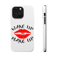 DistinctInk ToughCase for Apple iPhone, Compatible with MagSafe Charging - Wake Up and Make Up