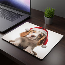 DistinctInk Mouse Pad - 1/4" Foam Rubber - Clumber Spaniel Puppy