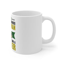 DistinctInk Glossy White Coffee / Tea Mug - Was Well Mannered Young Man Then Farmer